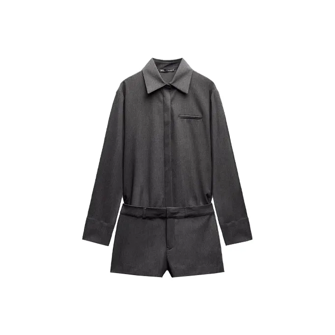 ZARA Jumpsuits Women's Gray-0