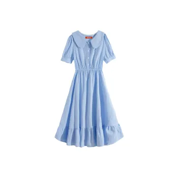 RTNH Short-Sleeved Dresses Women's Light Blue
