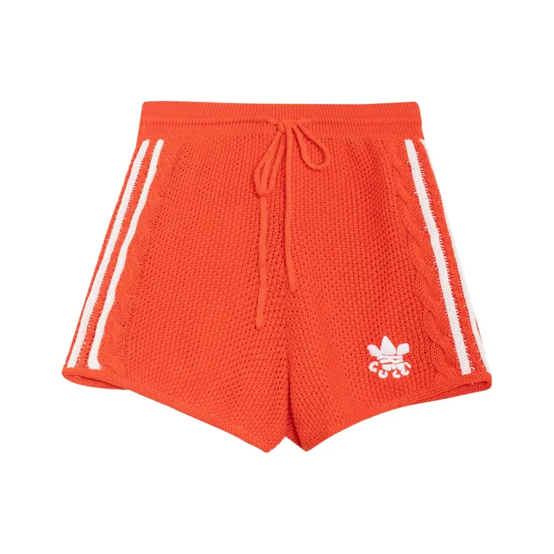 GUCCI X Adidas Knit Shorts Red-0