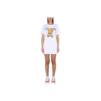 MOSCHINO Teddy Printed Mini Dress