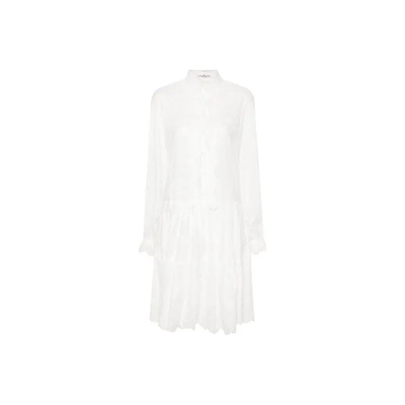 ERMANNO SCERVINO Long Sleeved Dress Women's White-0