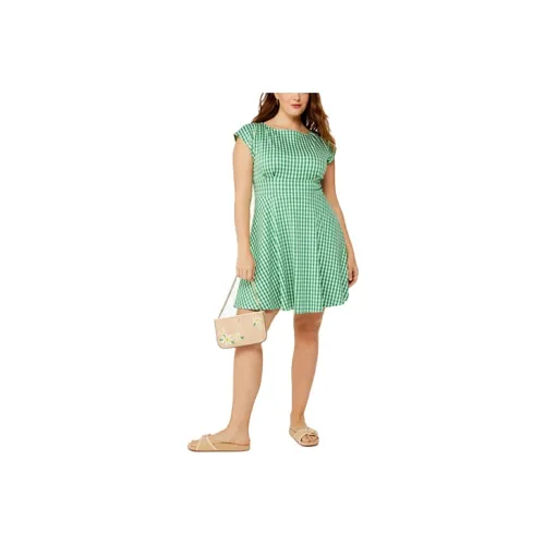 Kate Spade SS24 Short Sleeved Dresses Women's Fresh Green