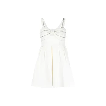 Self portrait Crystal embellished Mini Dress