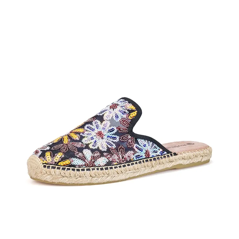 Joy&Mario Rubber Sole Slip Resistant Quick Dry Closed Toe Slippers Women's-5