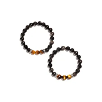 Star Treasures Obsidian Bracelets Unisex