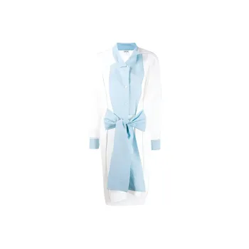LOEWE FW21 Long-Sleeved Dresses Women's Blue