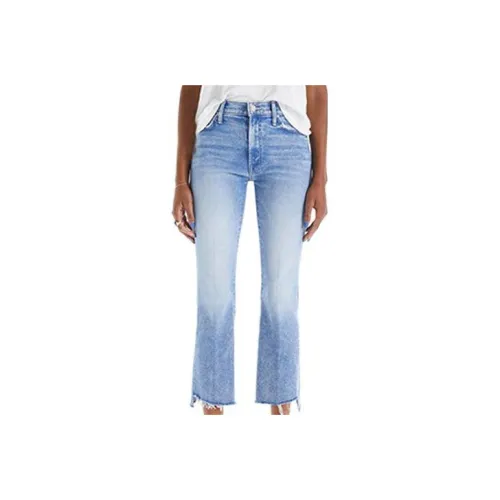 MOTHER High-waisted Cropped Jeans
