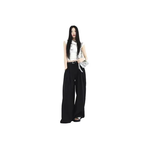 ZAZN Casual knitted-motif Women's Black With Leather Belts