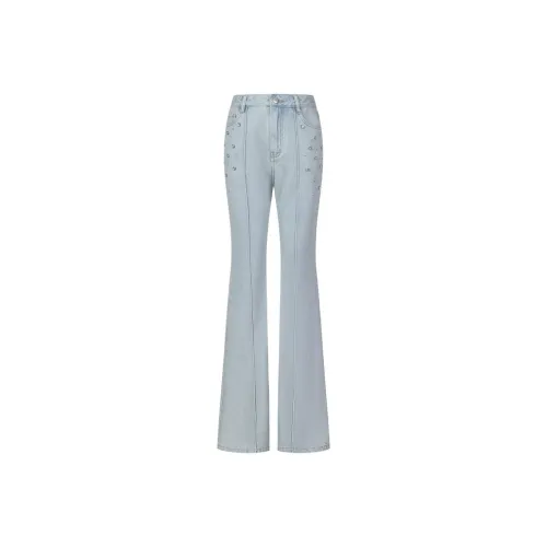 Three Quarters Jeans Women's Blue