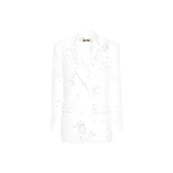 Elisabetta Franchi Single Breasted Embellished Jacket