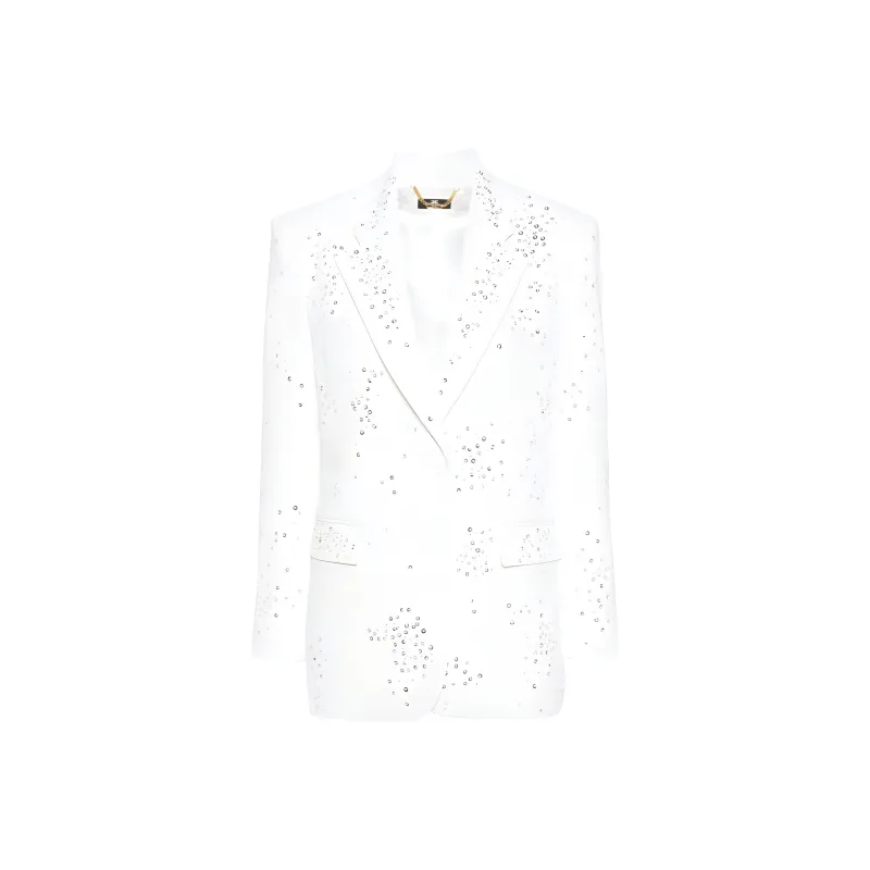 Elisabetta Franchi Single Breasted Embellished Jacket-0
