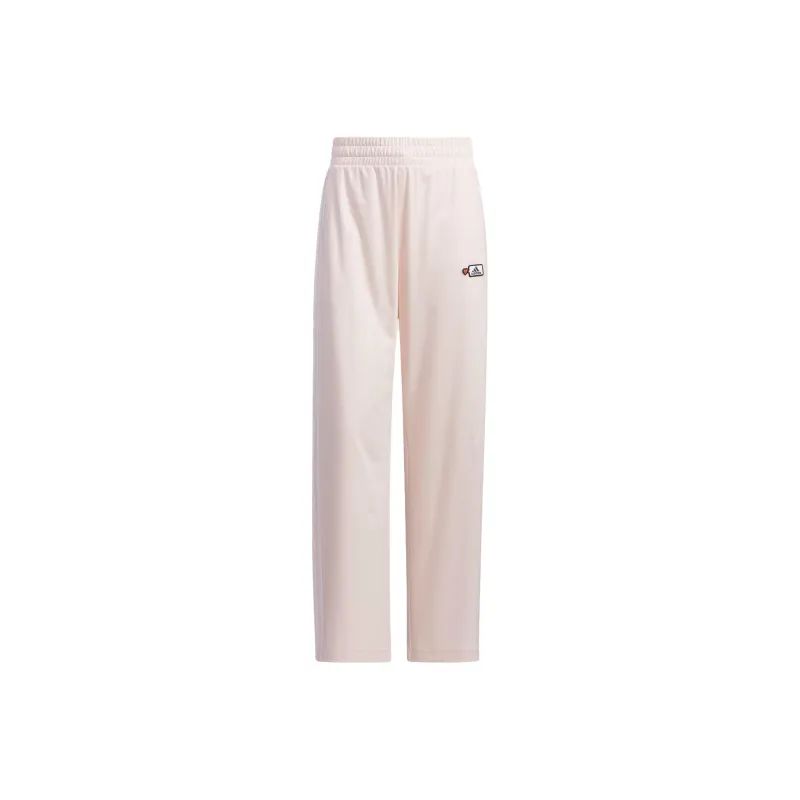 Adidas X SEEBIN Co branded SS23 Knitted Sweatpants Women's Wonder Quartz-0