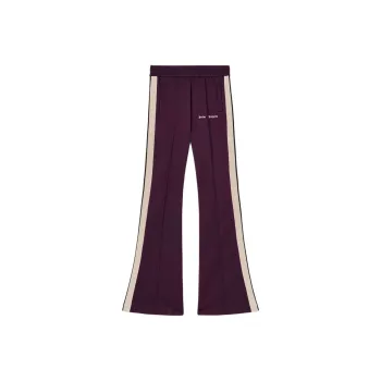 PALM ANGELS Logo Embroidered Side Stripe Detailed Track Pants