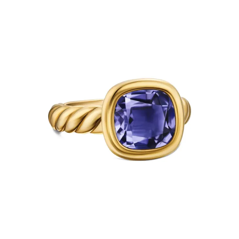 David Yurman 18K Yellow Gold Dy Mercer® Lolite Ring-1