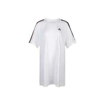 Adidas Short Sleeved Dresses Women's White