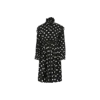Balenciaga Geometric Pattern Midi Dress