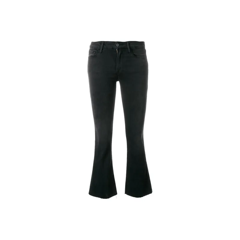 FRAME Cropped Boot Jeans-0