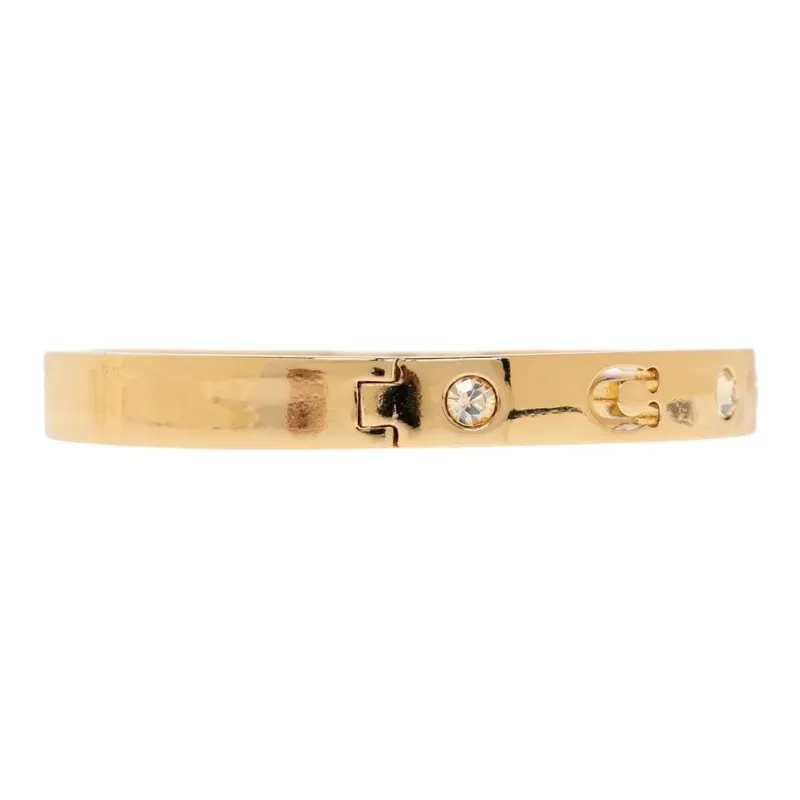 COACH Logo Cut Out Embellished Bracelet-1