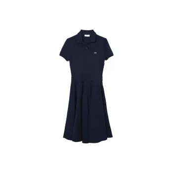 LACOSTE SS22 Dress Women's Navy Blue