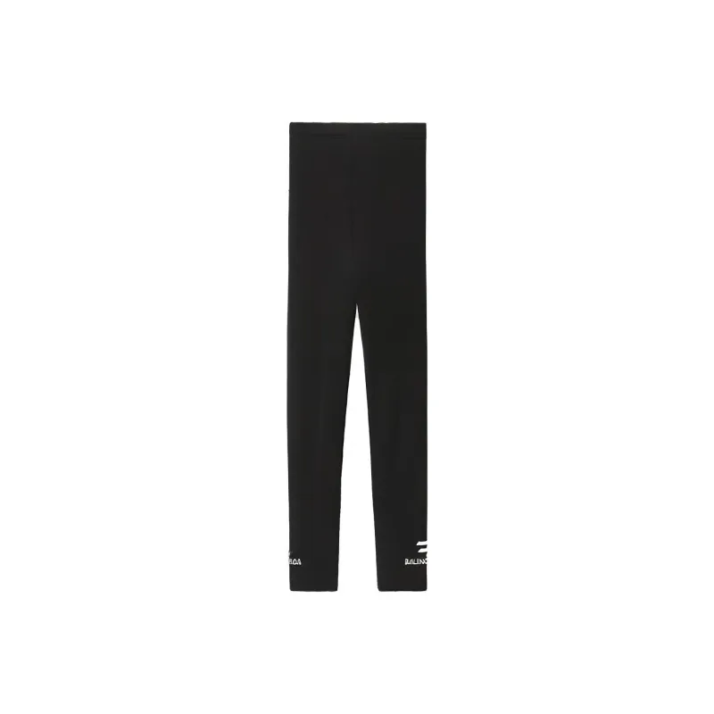 Balenciaga Leggings Slim Fit Women's Black-0