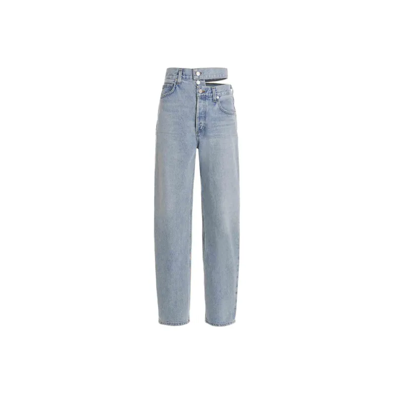 AGOLDE High-waisted Straight-leg Jeans-0