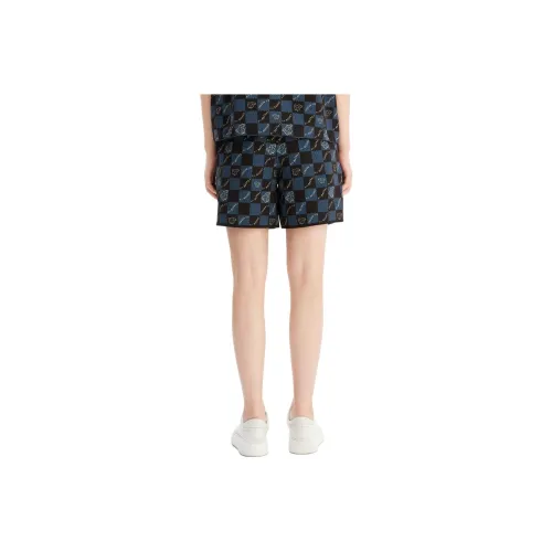 XII BASKET Casual Shorts Women's Navy Blue