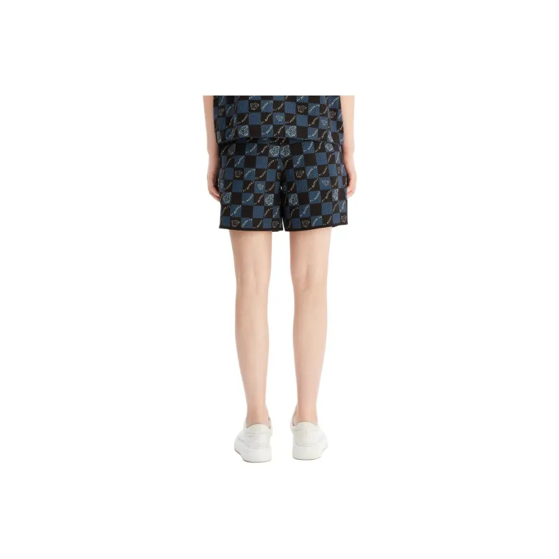 XII BASKET Casual Shorts Women's Navy Blue-0