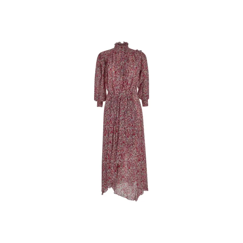 ISABEL MARANT ETOILE Long-Sleeved Dresses Women's Red-0
