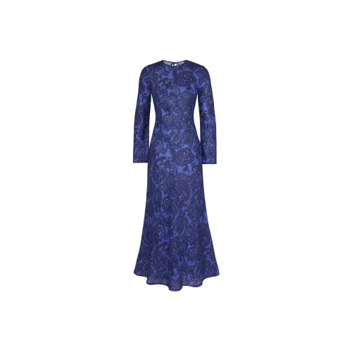 Zimmermann Paisley Print Backless Dress