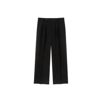 ETERNITY ITA Wide Leg Casual Pants Unisex Black