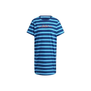 Adidas Free Shipping With AdiClub Stripe Pack Graphic Tee Dress