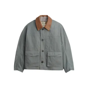 ZARA Jackets & Coats Men's Light Indigo