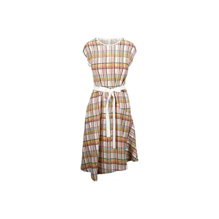 LOEWE SS21 Sleeveless Dress Women's Yellow-0