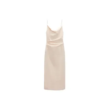 ZARA Slip Dresses Women's White