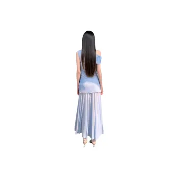 BEAUTIFUL CONFESSION Sleeveless Dress Women's Blue