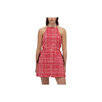 Self portrait SS22 Sleeveless Dress Women's Pink