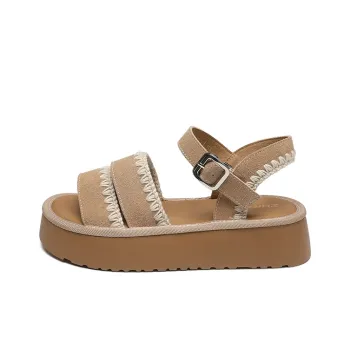 ZHR Soft And Sticky Cheese Collection One Strap Sandals Women's
