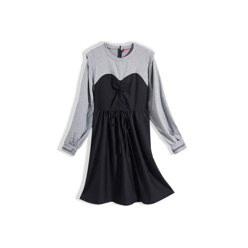 EPTISON WOMAN MOGUIMAO Patchwork Style Dress-0