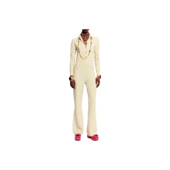 CHANEL Jumpsuits Women's White