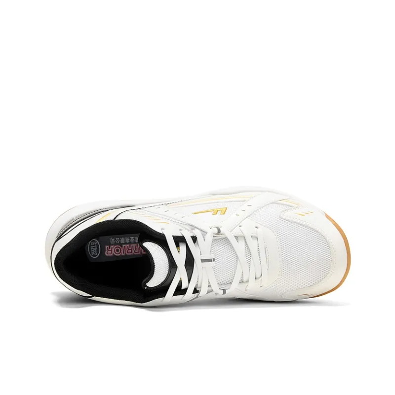 Warrior Slip Resistant, Abrasion Resistant, Breathable Low Top Training Shoes Men's White Black-2