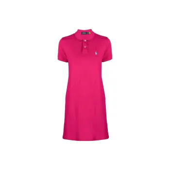 Polo Ralph Lauren Logo Embroidered Short Sleeved Polo Dress