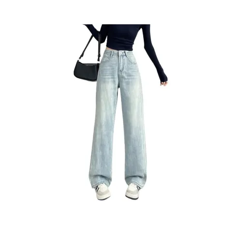 SITOL Jeans Women's Vintage Blue