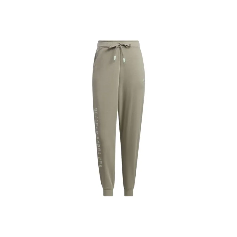 Adidas Knitted Sweatpants Women's Olive Green-0