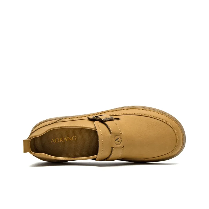 AOKANG Slip Resistant, Abrasion Resistant, Lightweight, Height Increasing Low Top Casual Shoes Men's-5