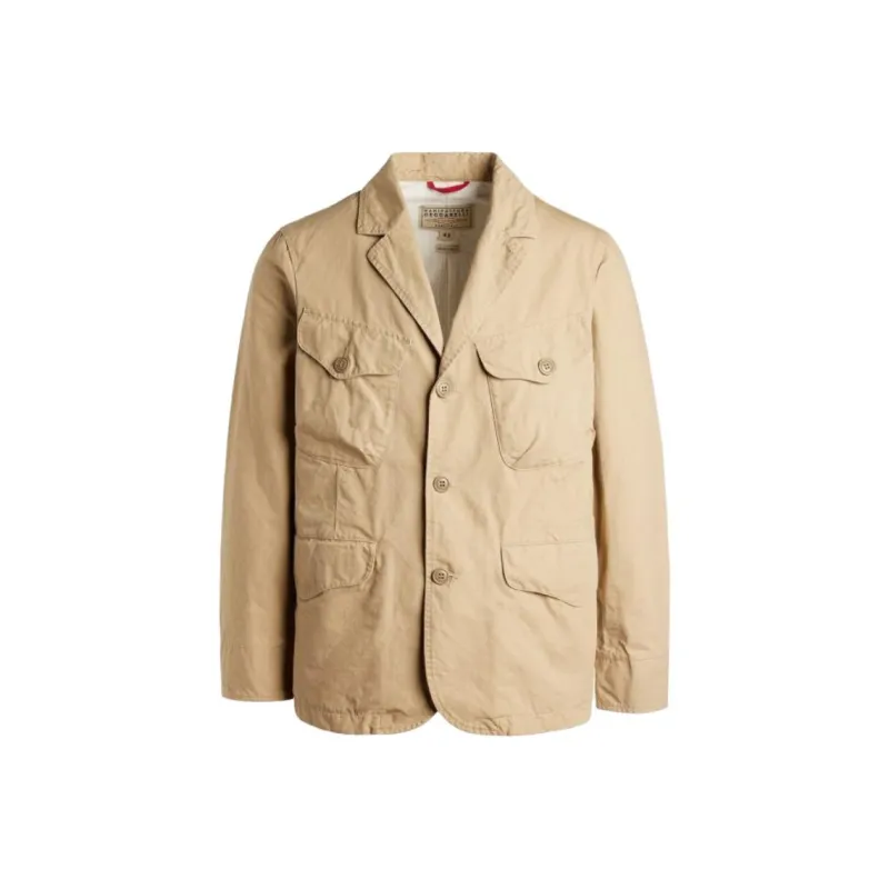 MANIFATTURA CECCARELLI SS25 Bush Jacket Jackets & Coats Men's Khaki-0