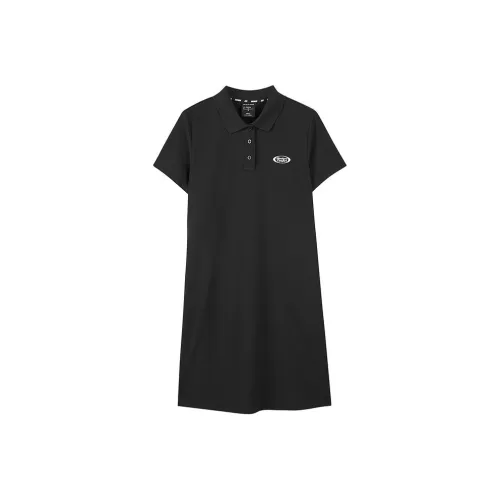 Skechers SS24 Short Sleeved Dress Women's Carbon Black