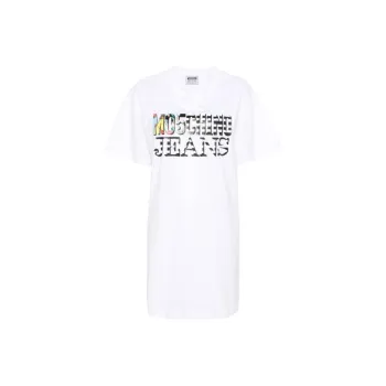 MOSCHINO Jeans Logo Printed Crewneck T Shirt