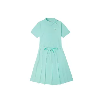 LACOSTE Short Sleeved Dresses Women's Mint Green