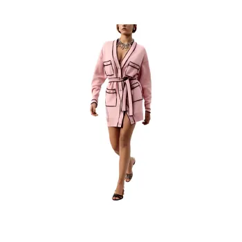 CHANEL SS21 Long Sleeved Dresses Women's Pink