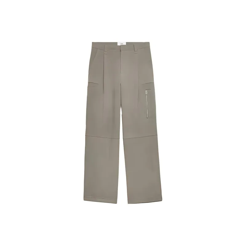 AMIPARIS Wide leg Virgin wool Trousers-0